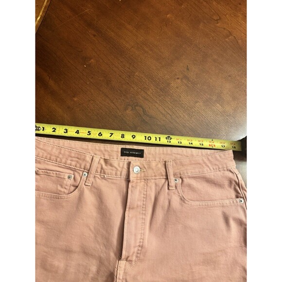 Free Assembly Womens Plus Size 16 Shorts Folded Cuff Pink Rose Denim - Picture 9 of 12